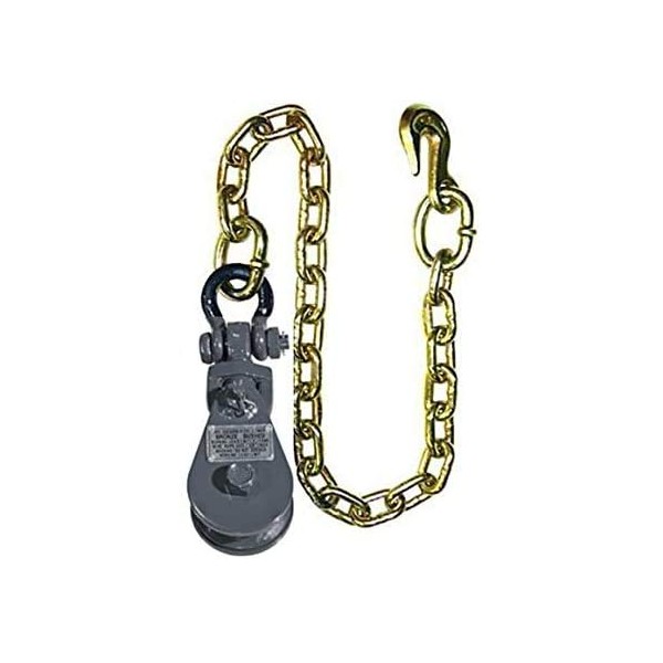 Secure Tow SBC-3-2T, 2 Ton Snatch Block with Chain for