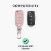 kwmobile Carcasa Compatible con VW Skoda Seat Llave de Coche