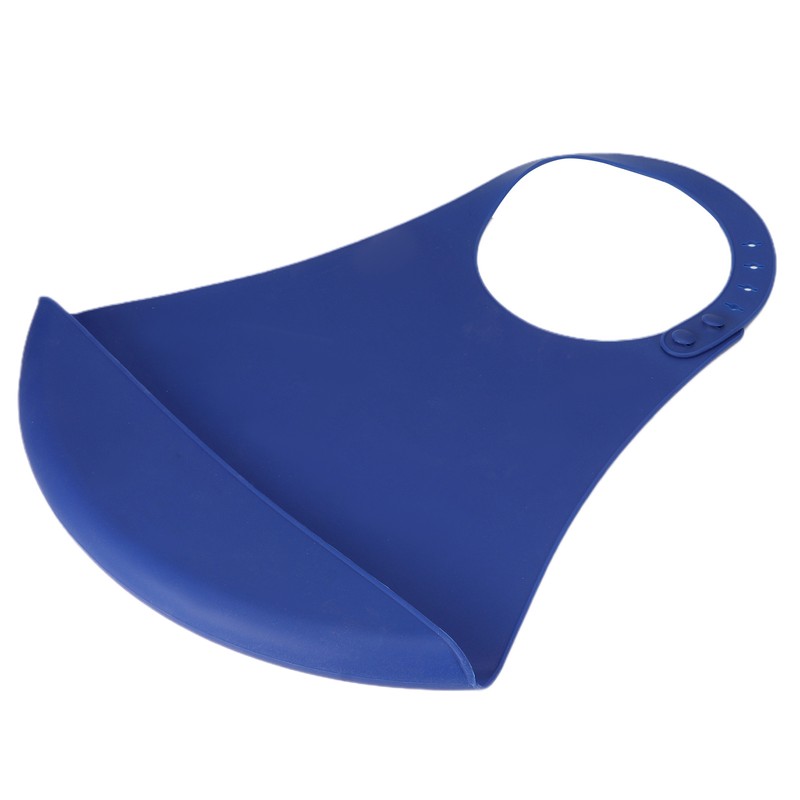 Adult Bib Portable Adjustable Silicone Dinning Eating Clothes Protector for
