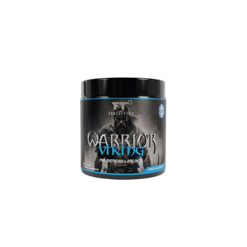 ForzaTech Viking Pre Workout, Sabor Blueboost, 60 Servicios