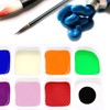 Ouligay 1 Pcs Empty Paint Tins Mini Watercolour Palette Multifunctional