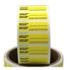 Date Vial Opened Date Vial Expired Labels, Yellow 1.5" x