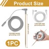 Copper Grounding Rod Kit with 40ft Grounding Wire & Alligator