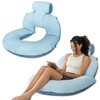 INSEN Reading Pillow, Back Pillow for Sitting in Bed for