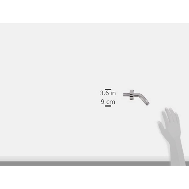 Mobile Home/RV Shower Arm & Flange Chrome Plated 1/2" Threads