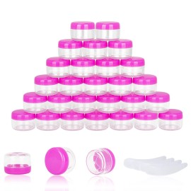 Yomospace 100PCS 5 Gram Sample Containers, 5ml Empty Jars with Lids, Small Cosmetic Con