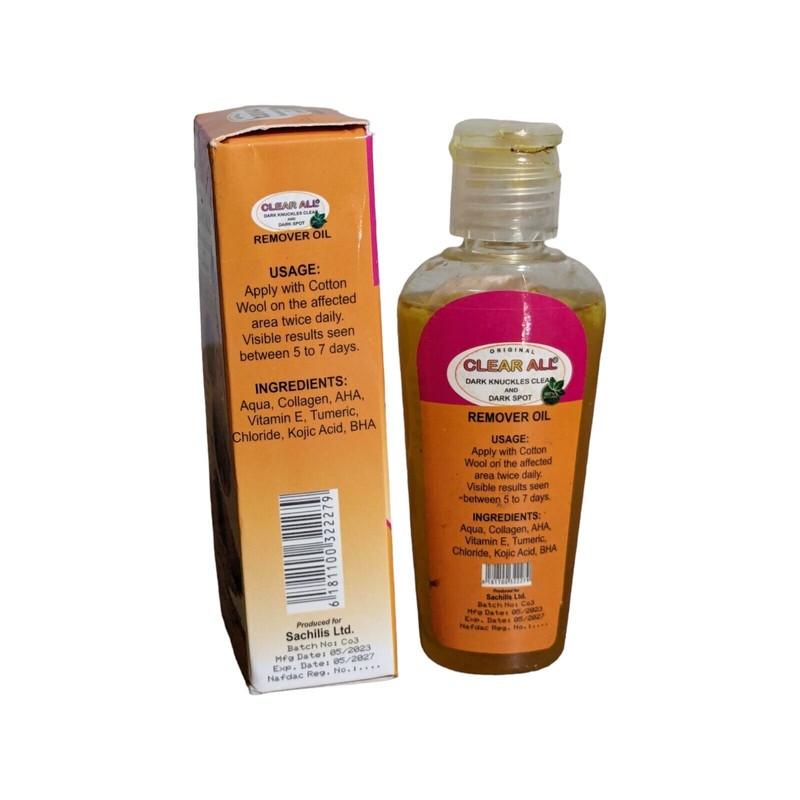 clear all Turmeric dark knuckles clear & dark spot remover
