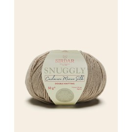 Sirdar Snuggly Cashmere Merino Silk DK Double Knitting, Cream (303), 50g