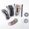 심플 슬림 스타일 여자 헤어 머리끈 머리고무줄 100P Simple Slim Style Women's Hair Tie Rubber Bands 100P