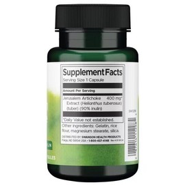 Swanson Jerusalem Artichoke  (Prebiotic) -  400mg - 60 Capsules