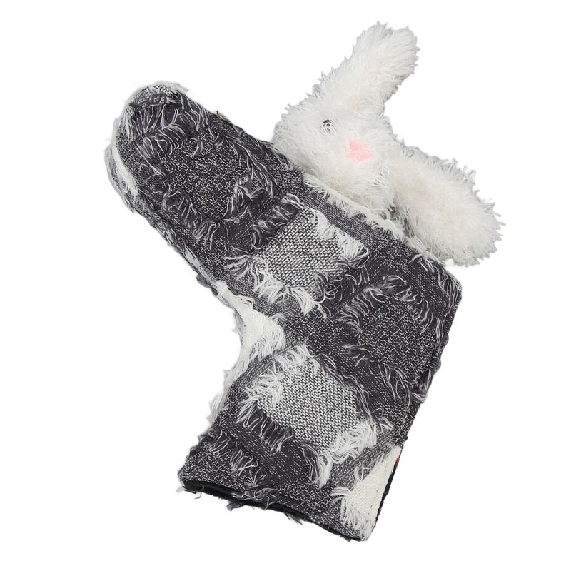 Golf Club Putter Head Cover Thickened Fleece Cute Plush Animal