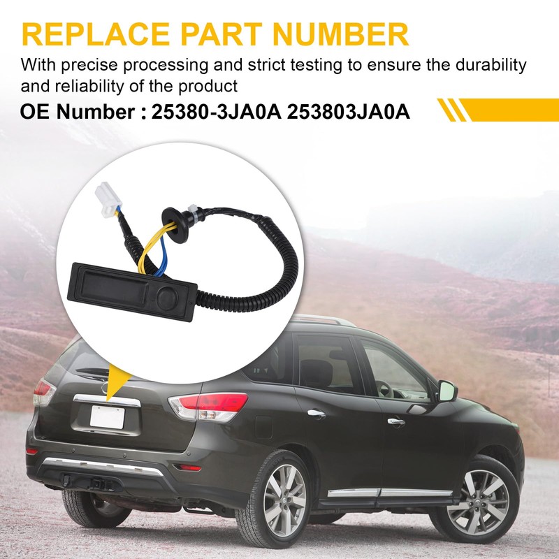 Tailgate Release Button Trunk Latch Compatible with 2013-2019 Nissan Pathfinder