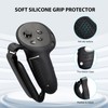 Yaslayp Silicone Controller Grip Cover for MetaQuest 3S/3,Anti-Throw Protector Grip