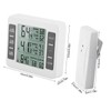 Audible Alarm Therometer, Refrigerator Thermometer with LCD Display, Wireless Indoor