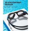 OMID Swim Goggles, P2 Lite Comfortable Anti-Fog Swimming Goggles for