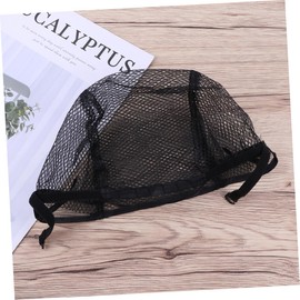 PACKOVE Unisex Breathable Wig Cap Soft Mesh Weaving Snood for Comfortable and Easy to Wash for Wear Black Color Fits