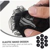 BESTYASH 10 piezas Elástica para Moños Invisible para Cabello de