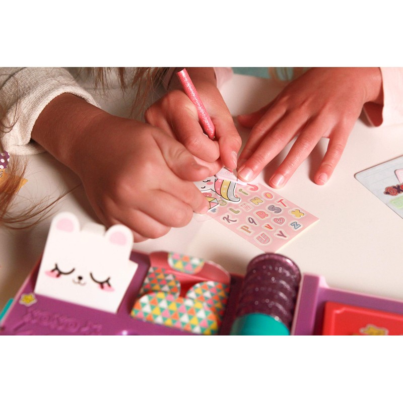 FunLockets Secret Journal, Diary, Activity and Creativity, Sticker and Stationery