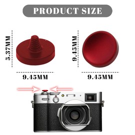 JYNXOR Pack of 3 concave triggers made of aluminium alloy, 11 mm, compatible with Fujiiesfilm XT5 X100VI XT50 X-Pro3, compatible with Nikon ZF DF, compatible with Lei-ca Q3, M10, M11