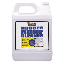 Protect All RV Rubber Roof Cleaner - Non-Toxic, Non-Abrasive RV roof detergent 1 Gallon - Protect All 67128 , White