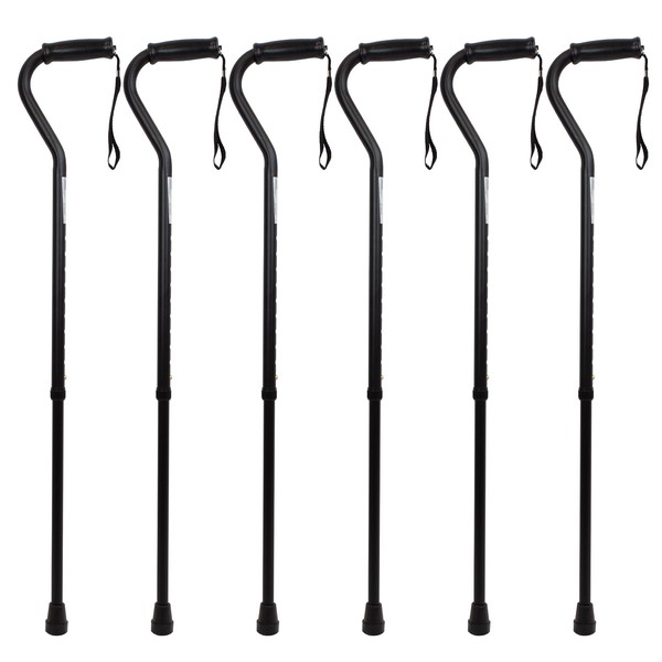 Dynarex Offset Cane, Provides Mobility Support with Offset Handle and