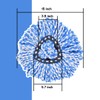 Mop Heads Replacement- 5 Pack Compatible with vileda 1 Tank