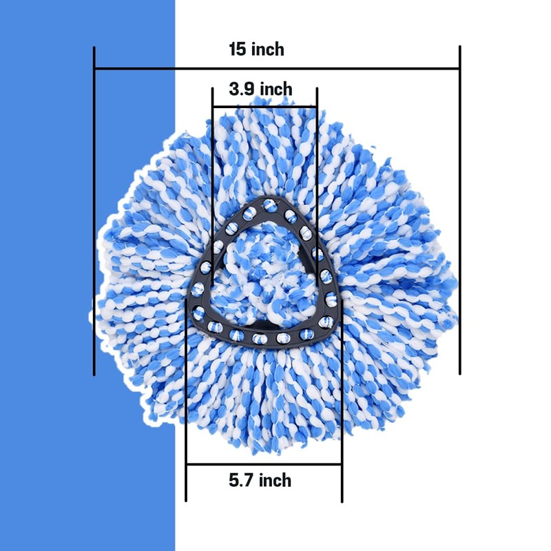 Mop Heads Replacement- 5 Pack Compatible with vileda 1 Tank