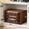 8-Tier Baking Sheet Organizer for Cabinet, Large 20 x 15