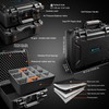 Lekufee Waterproof Hard Carrying Case with Padded Dividers for DJI