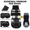 SCENEREAL Double Side Anti-Slip Dog Socks for Hardwood Floors to