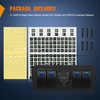 Nilight 4 Gang Rocker Switch Box 12V SPST ON Off