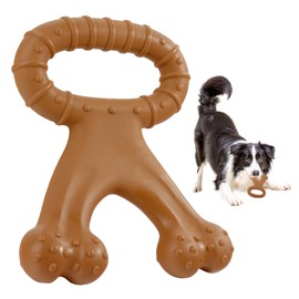 Dog Chew Toys for Aggressive Chewers, Dog Toys for Large Medium Small Dogs, Chew Bones for Heavy Chewer/Indestructible Dog Toys/Pet Toys to Keep Them Busy, Indestructible Bone Toy Nylon Dogs (Bone)
