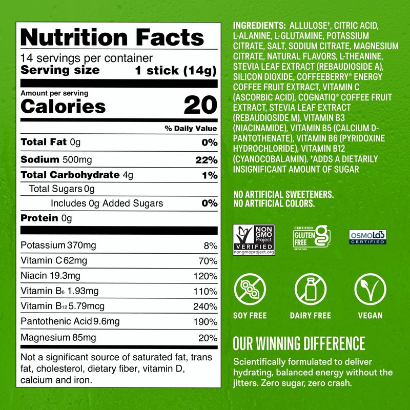 Liquid I.V.® Hydration Multiplier Sugar-Free + Energy - Blackberry Lemonade
