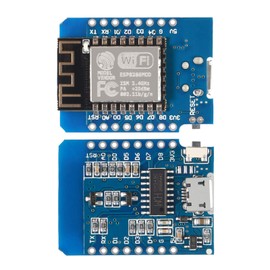 2Pcs ESP8266 ESP-12 ESP-12F NodeMcu D1 Module WeMos Lua 4M Bytes WLAN WiFi Internet Development Board Base on ESP8266 ESP-12F, Compatible with WeMos Wifi Module
