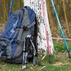 Hiking Walking Trekking Pole - Lightweight Aluminum Ergonomic EVA Handles,