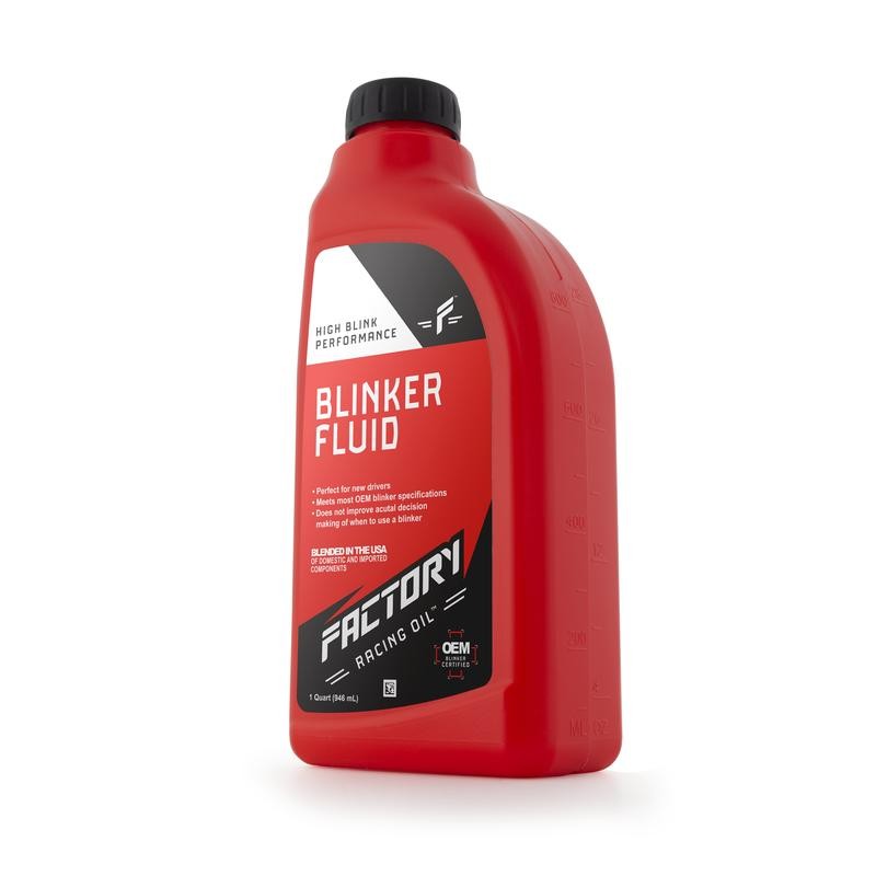 Factory Racing Parts High Performance Blinker Fluid 1 Quart (Empty)