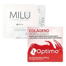 Kit Colágeno Hidrolizado Optimo + Milu Marino