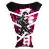 BIKE-label Tank Pad 3D Motorcycle Ninja Pink Compatible for Honda