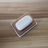 lofekea Ceramic Soap Dish Bamboo Soap Holder for Bathroom and