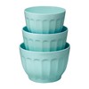UPware 3-Piece Melamine Prep and Serve Mixing Bowl Set with