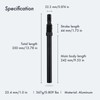 DJC Bicycle Suspension Seatpost Straight Pillar Headless 25.4mm 27.2mm 28.6mm