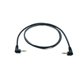 System-S Audio Jack Cable 100 cm 3.5 mm 3-Pin Male to Male Angle AUX Adapter