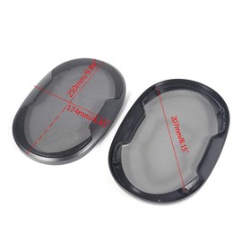 ZUDILYO 1Pair Universal Car Speaker Grille Metal Speaker Protective Cover Loudspeaker Accessories 6x9 Grille Speak Cover