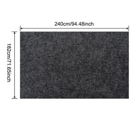 Betagt 6 x 7.87 FT Outdoor Storage Shed Mat, 3mm Thickened Waterproof Shed Base Flooring Pad, Outdoor Carport Mat, Anti-Slip Dustproof Patio Furniture Floor Scratch Prevention