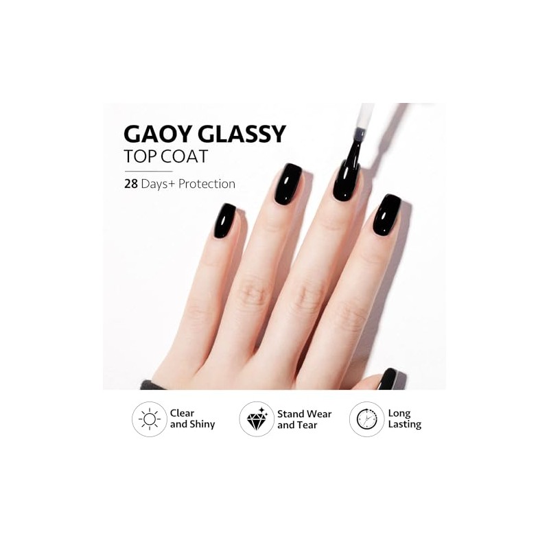 GAOY - 2 piezas de 16 ml de capa superior