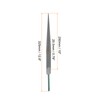 sourcing map Hardwood File 10" High Carbon Hardened Steel Fine