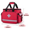 CURMIO First Aid Kits Bag Empty, Emergency Supplies Bag Medical