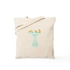 CafePress Birdbath Tote Bag Reusable Natural Beige Canvas Shopping Bag