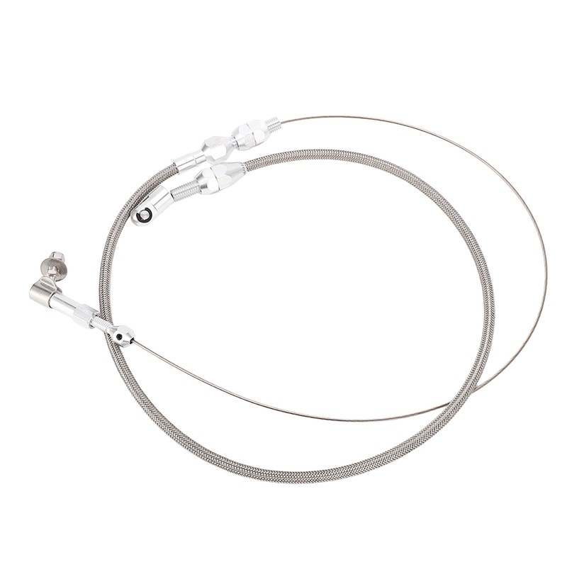 24in Throttle Cable Stainless Steel Flexible Easy Installation Throttle Wire