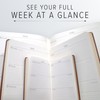 Gallery Leather Desk Weekly Monthly Planner 2026, Elegantly Bound Calendar